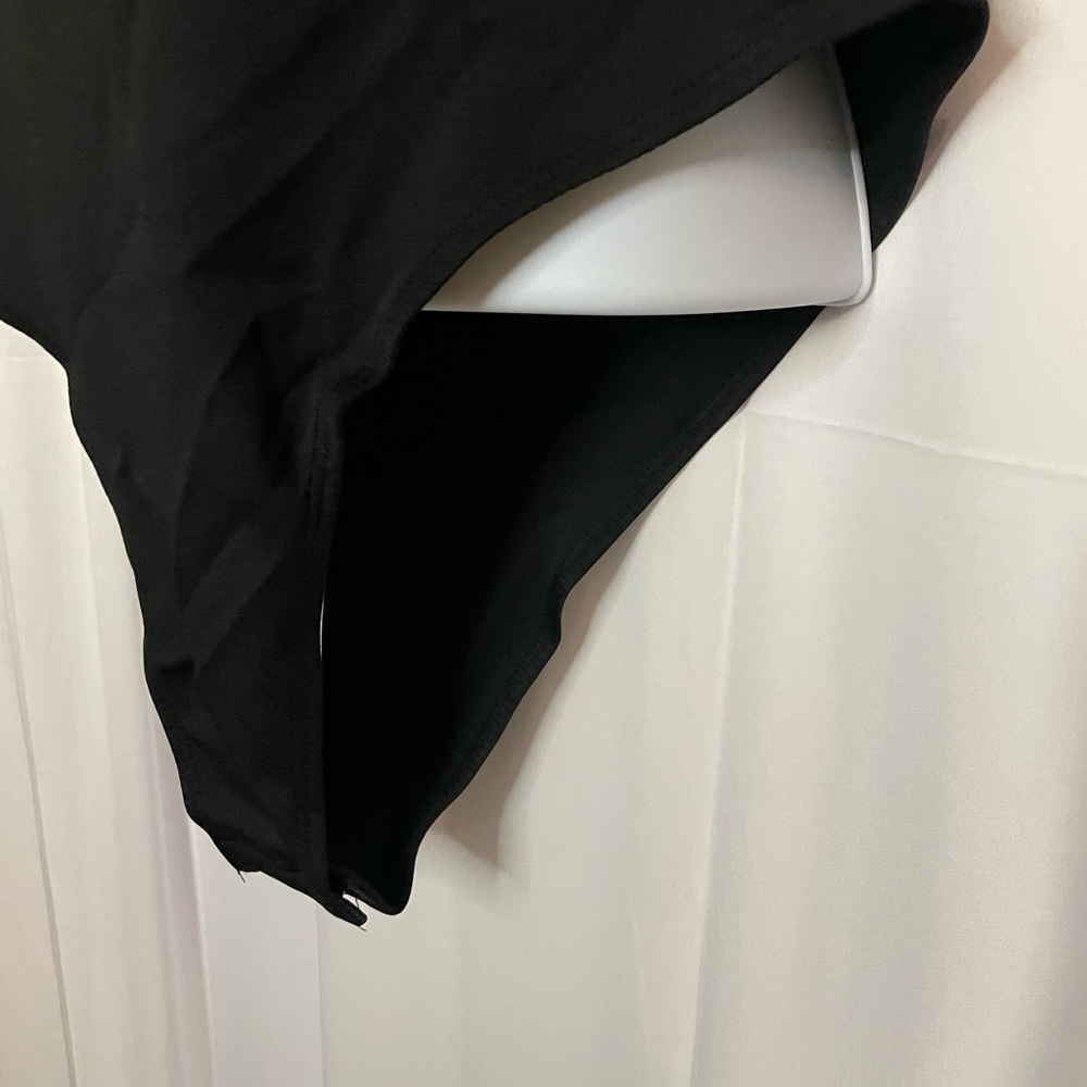 Women’s SOLYHUX black short sleeve bodysuit size M - Picture 5 of 8